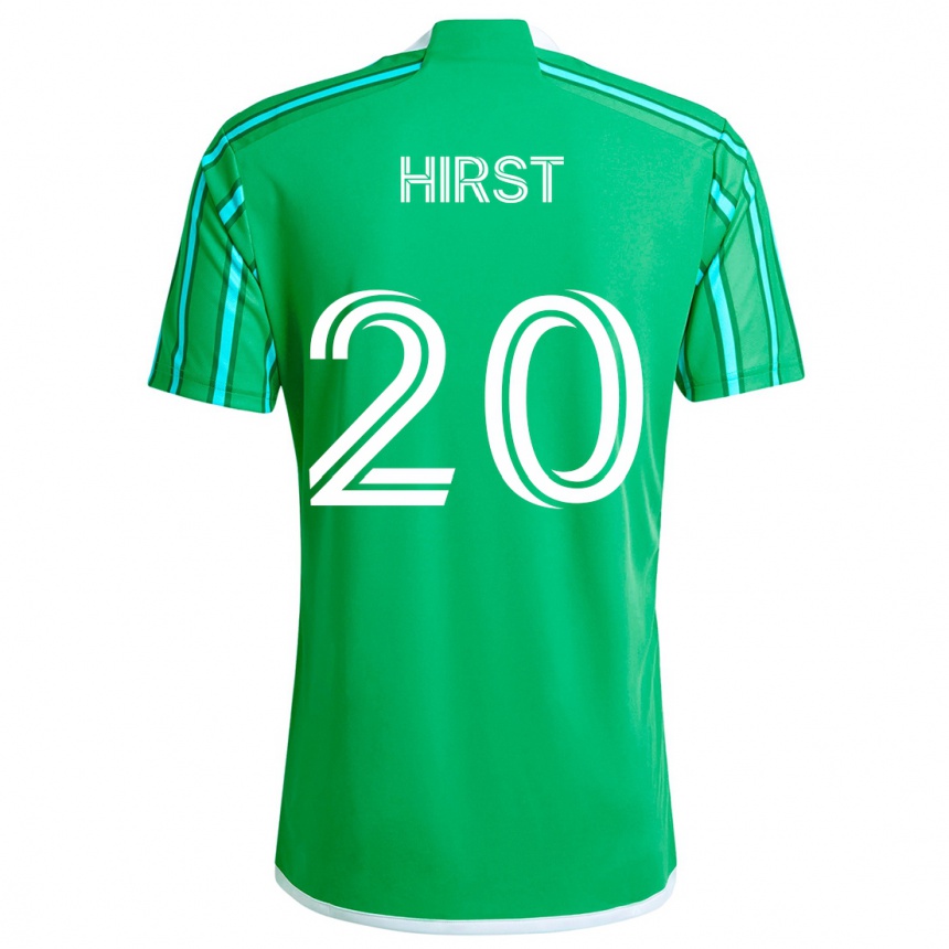 Niño Fútbol Camiseta Sophie Hirst #20 Verde Blanco 1ª Equipación 2024/25 Argentina