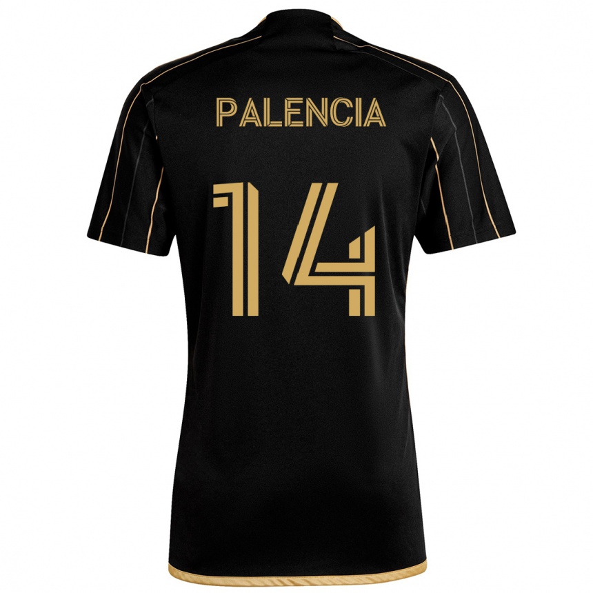 Niño Fútbol Camiseta Sergi Palencia #14 Oro Negro 1ª Equipación 2024/25 Argentina