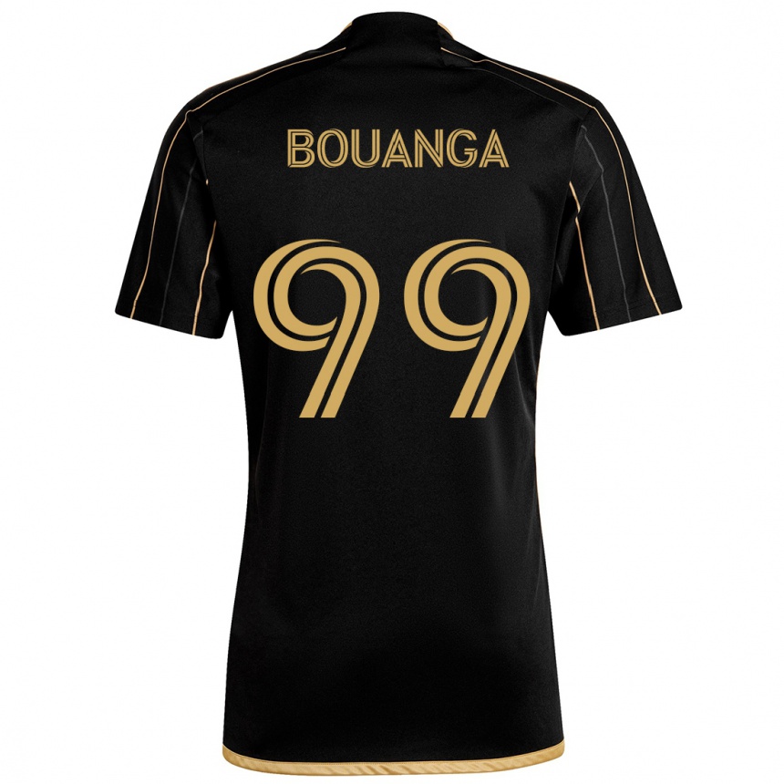 Niño Fútbol Camiseta Denis Bouanga #99 Oro Negro 1ª Equipación 2024/25 Argentina