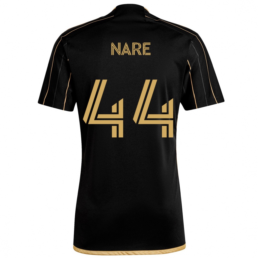 Niño Fútbol Camiseta Thabo Nare #44 Oro Negro 1ª Equipación 2024/25 Argentina