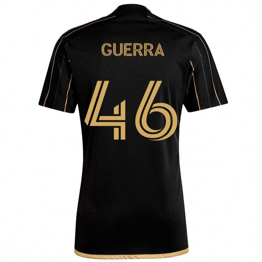 Niño Fútbol Camiseta Decarlo Guerra #46 Oro Negro 1ª Equipación 2024/25 Argentina