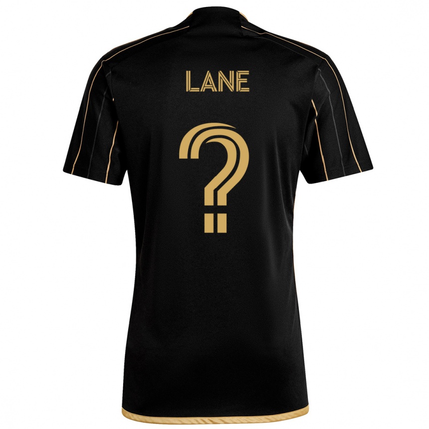 Niño Fútbol Camiseta James Lane #0 Oro Negro 1ª Equipación 2024/25 Argentina