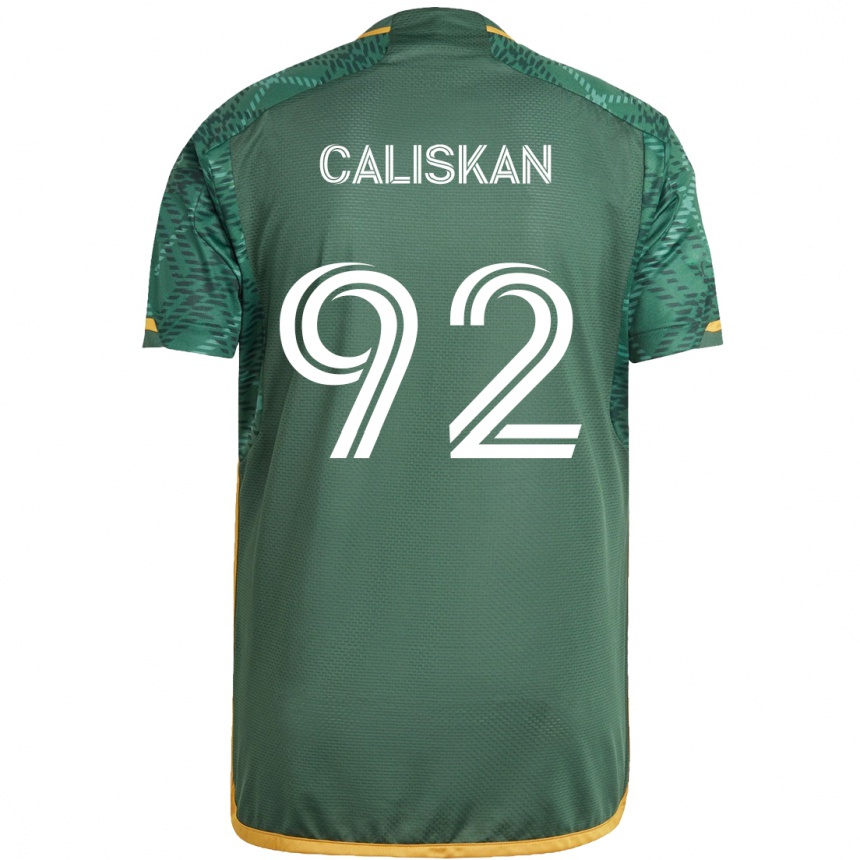 Niño Fútbol Camiseta Noel Caliskan #92 Verde Naranja 1ª Equipación 2024/25 Argentina