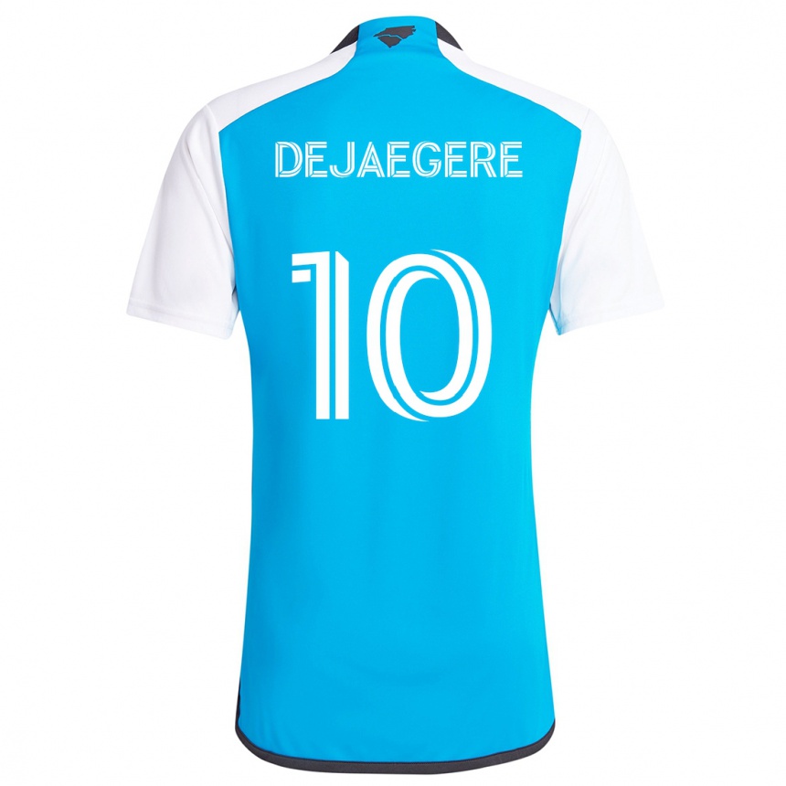 Niño Fútbol Camiseta Brecht Dejaegere #10 Azul Blanco 1ª Equipación 2024/25 Argentina