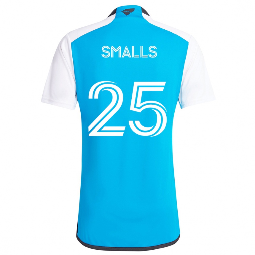 Niño Fútbol Camiseta Tyger Smalls #25 Azul Blanco 1ª Equipación 2024/25 Argentina