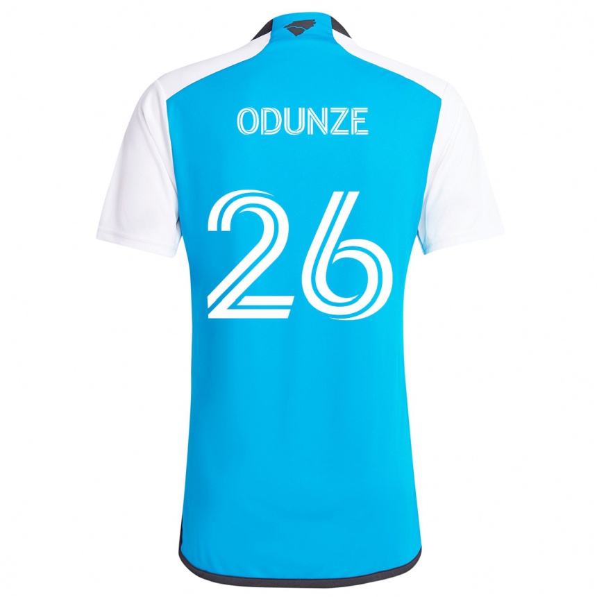 Niño Fútbol Camiseta Chituru Odunze #26 Azul Blanco 1ª Equipación 2024/25 Argentina