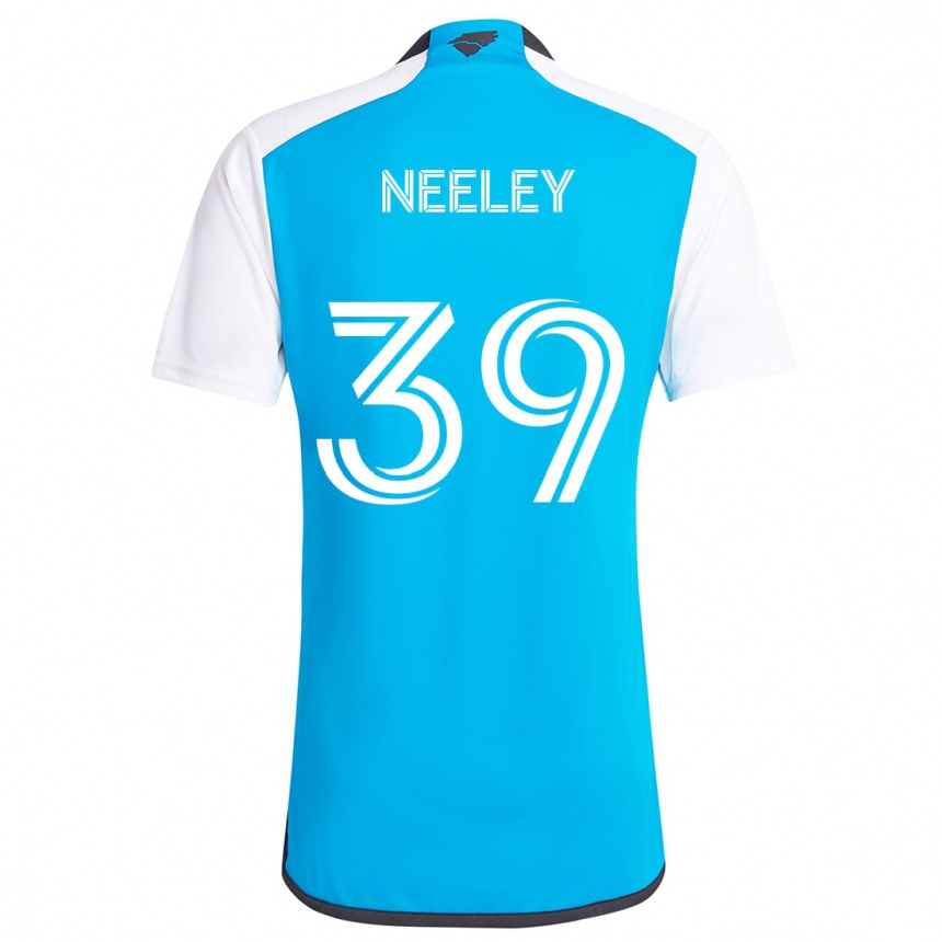 Niño Fútbol Camiseta Jack Neeley #39 Azul Blanco 1ª Equipación 2024/25 Argentina