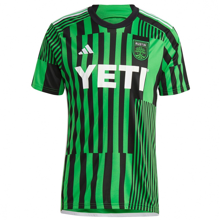 Niño Fútbol Camiseta Emiliano Rigoni #7 Verde Negro 1ª Equipación 2024/25 Argentina