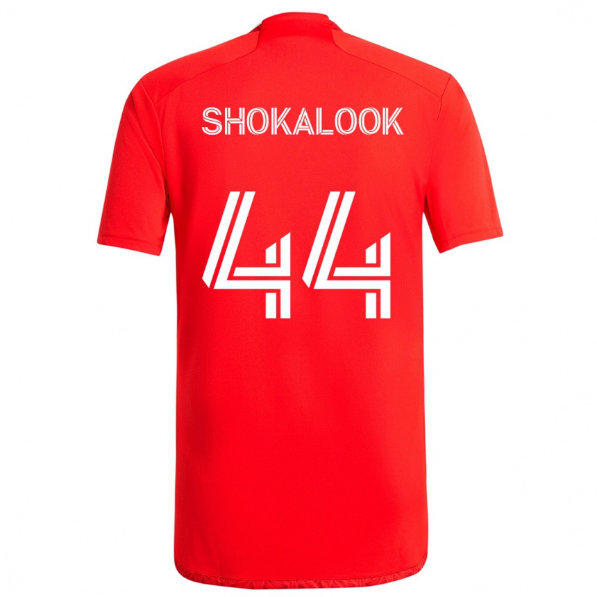 Niño Fútbol Camiseta Jason Shokalook #44 Rojo Blanco 1ª Equipación 2024/25 Argentina