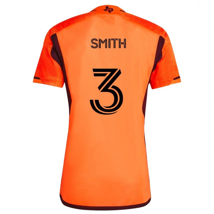 Niño Fútbol Camiseta Brad Smith #3 Naranja Negro 1ª Equipación 2024/25 Argentina