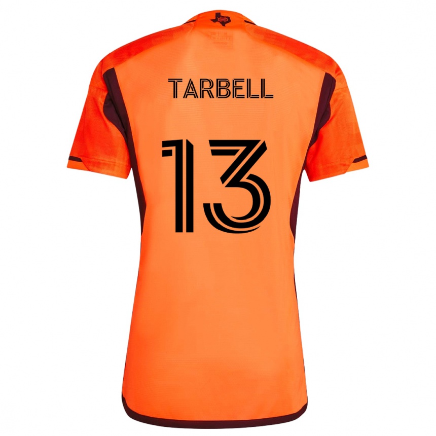 Niño Fútbol Camiseta Andrew Tarbell #13 Naranja Negro 1ª Equipación 2024/25 Argentina