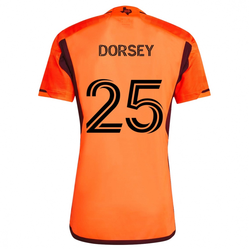 Niño Fútbol Camiseta Griffin Dorsey #25 Naranja Negro 1ª Equipación 2024/25 Argentina