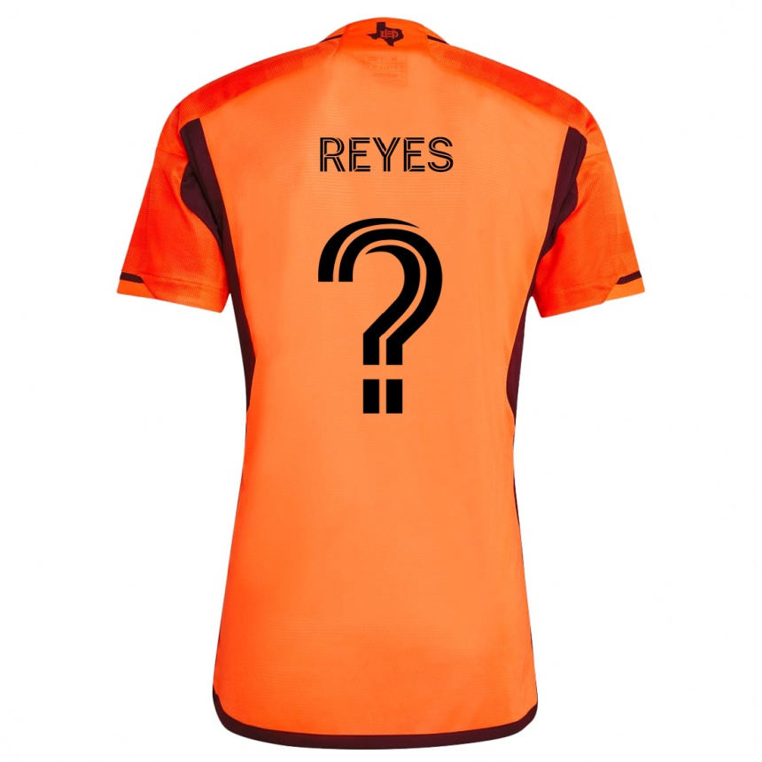 Niño Fútbol Camiseta Dylan Reyes #0 Naranja Negro 1ª Equipación 2024/25 Argentina