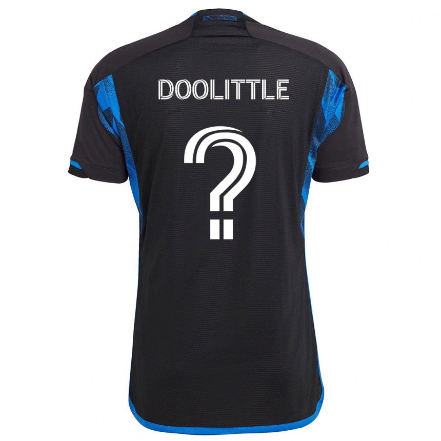 Niño Fútbol Camiseta Brooks Doolittle #0 Azul Negro 1ª Equipación 2024/25 Argentina