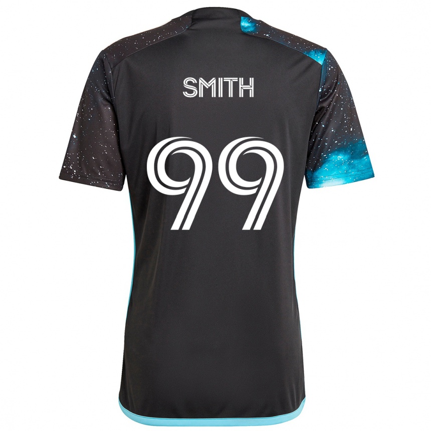 Niño Fútbol Camiseta Jordan Adebayo-Smith #99 Azul Negro 1ª Equipación 2024/25 Argentina