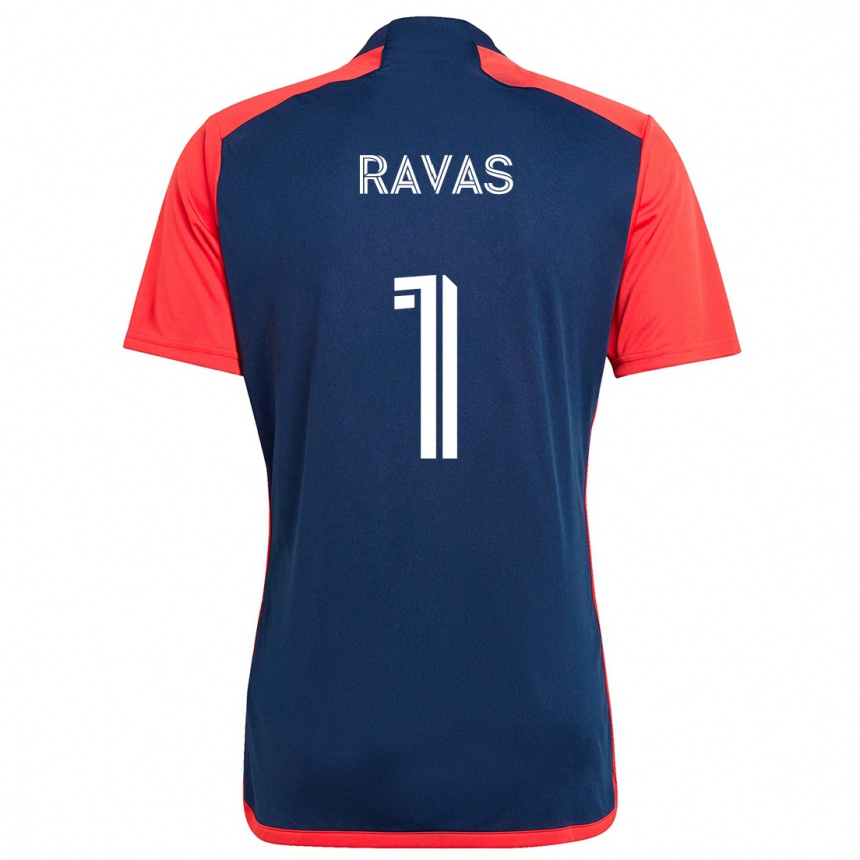 Niño Fútbol Camiseta Henrich Ravas #1 Azul Rojo 1ª Equipación 2024/25 Argentina