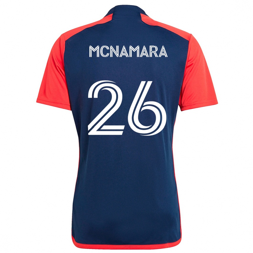 Niño Fútbol Camiseta Tommy Mcnamara #26 Azul Rojo 1ª Equipación 2024/25 Argentina