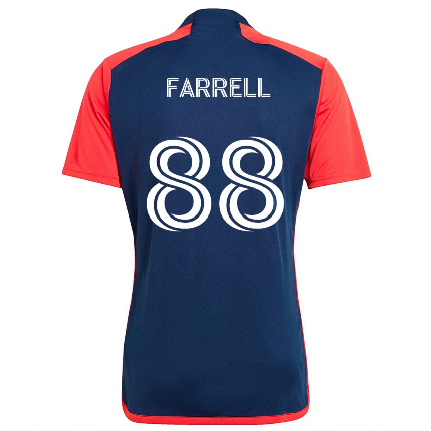 Niño Fútbol Camiseta Andrew Farrell #88 Azul Rojo 1ª Equipación 2024/25 Argentina