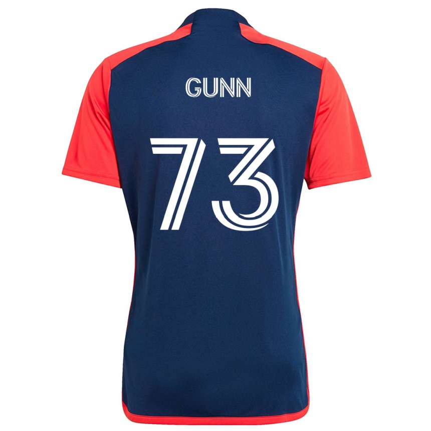 Niño Fútbol Camiseta Jd Gunn #73 Azul Rojo 1ª Equipación 2024/25 Argentina