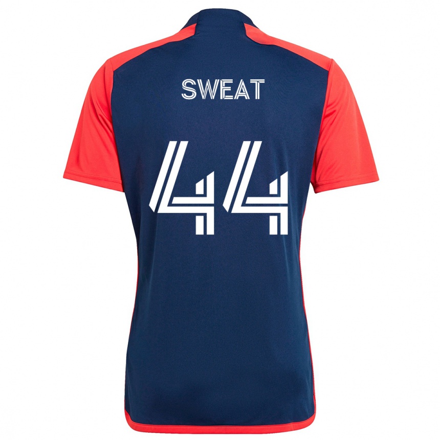 Niño Fútbol Camiseta Ben Sweat #44 Azul Rojo 1ª Equipación 2024/25 Argentina