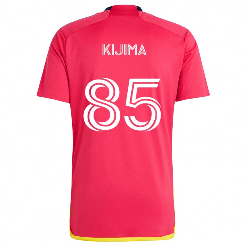 Niño Fútbol Camiseta Hosei Kijima #85 Rojo Azul 1ª Equipación 2024/25 Argentina