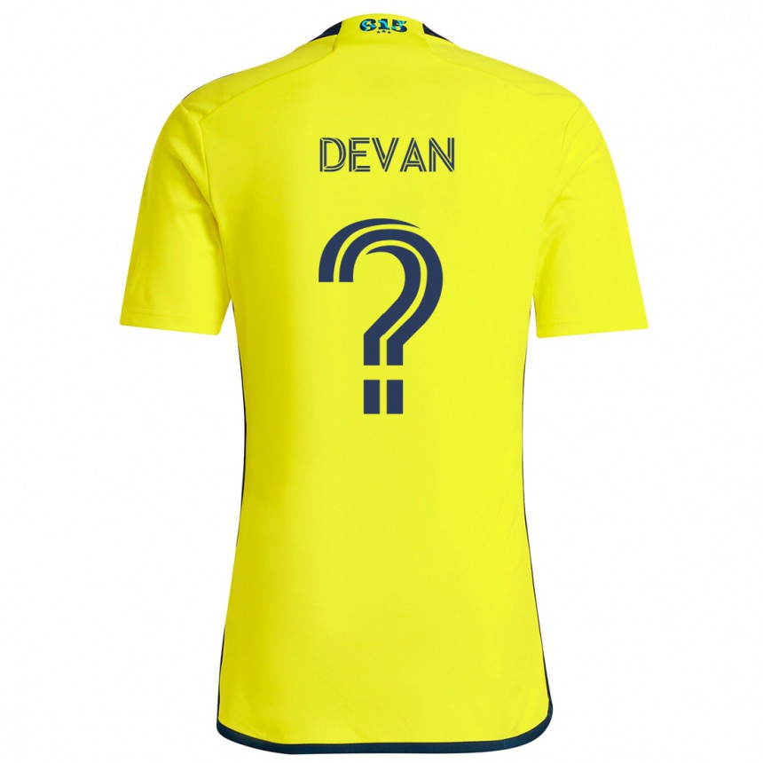 Niño Fútbol Camiseta Liam Devan #0 Amarillo Azul 1ª Equipación 2024/25 Argentina