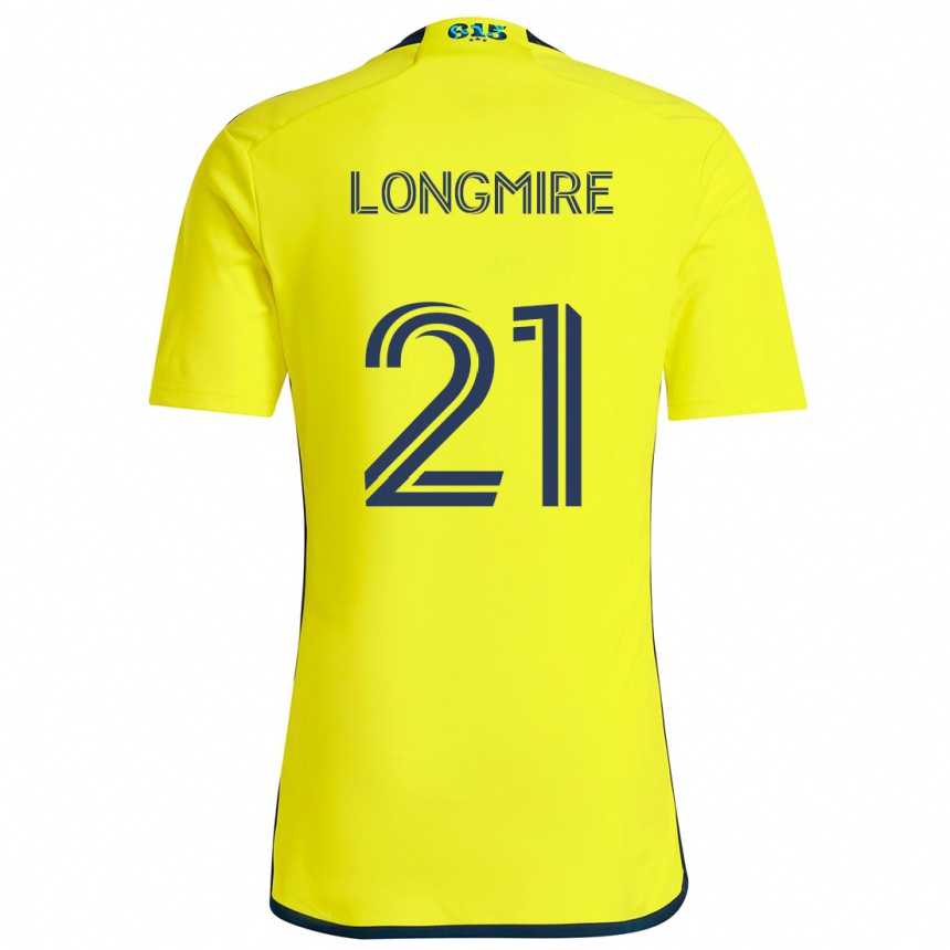 Niño Fútbol Camiseta Ahmed Longmire #21 Amarillo Azul 1ª Equipación 2024/25 Argentina