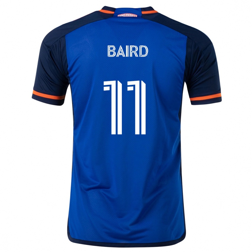 Niño Fútbol Camiseta Corey Baird #11 Azul Blanco 1ª Equipación 2024/25 Argentina