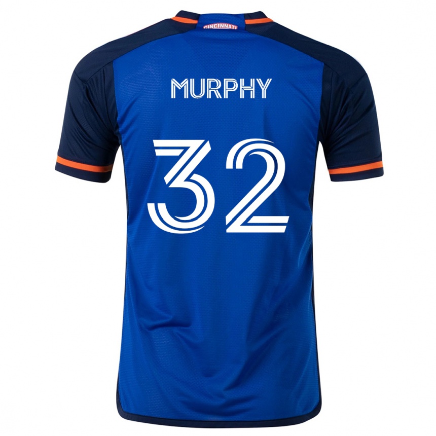 Niño Fútbol Camiseta Ian Murphy #32 Azul Blanco 1ª Equipación 2024/25 Argentina