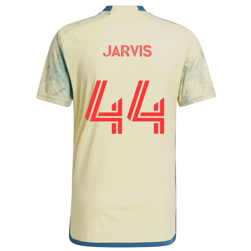 Niño Fútbol Camiseta Aiden Jarvis #44 Amarillo Rojo Azul 1ª Equipación 2024/25 Argentina