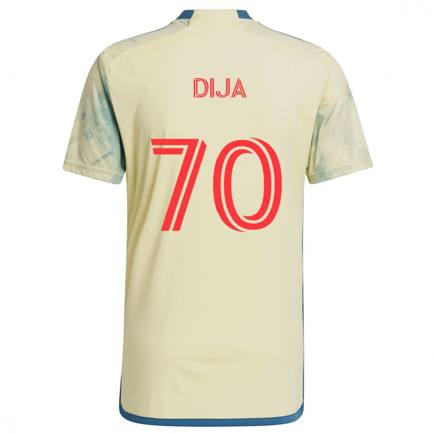 Niño Fútbol Camiseta Dija #70 Amarillo Rojo Azul 1ª Equipación 2024/25 Argentina