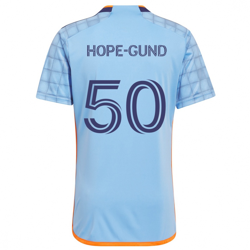 Niño Fútbol Camiseta Kofi Hope-Gund #50 Azul Naranja 1ª Equipación 2024/25 Argentina