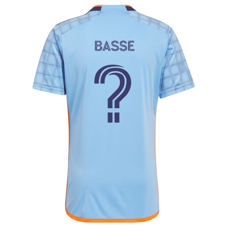 Niño Fútbol Camiseta Adam Basse #0 Azul Naranja 1ª Equipación 2024/25 Argentina