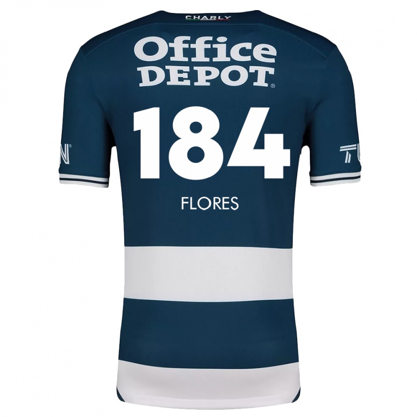 Niño Fútbol Camiseta Jason Flores #184 Azul Blanco 1ª Equipación 2024/25 Argentina