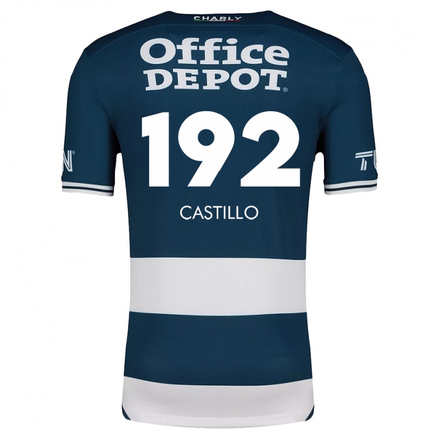 Niño Fútbol Camiseta José Castillo #192 Azul Blanco 1ª Equipación 2024/25 Argentina