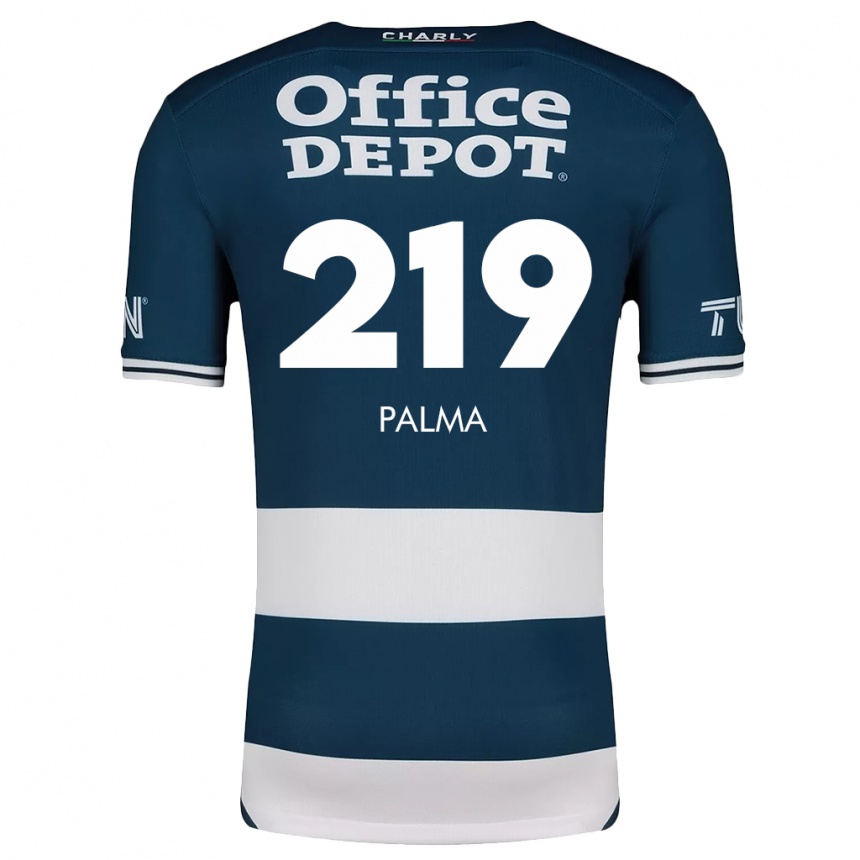 Niño Fútbol Camiseta Pablo Palma #219 Azul Blanco 1ª Equipación 2024/25 Argentina