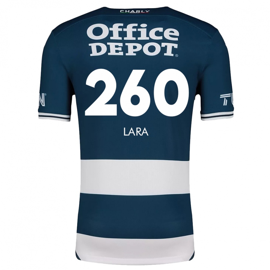 Niño Fútbol Camiseta Jesús Lara #260 Azul Blanco 1ª Equipación 2024/25 Argentina