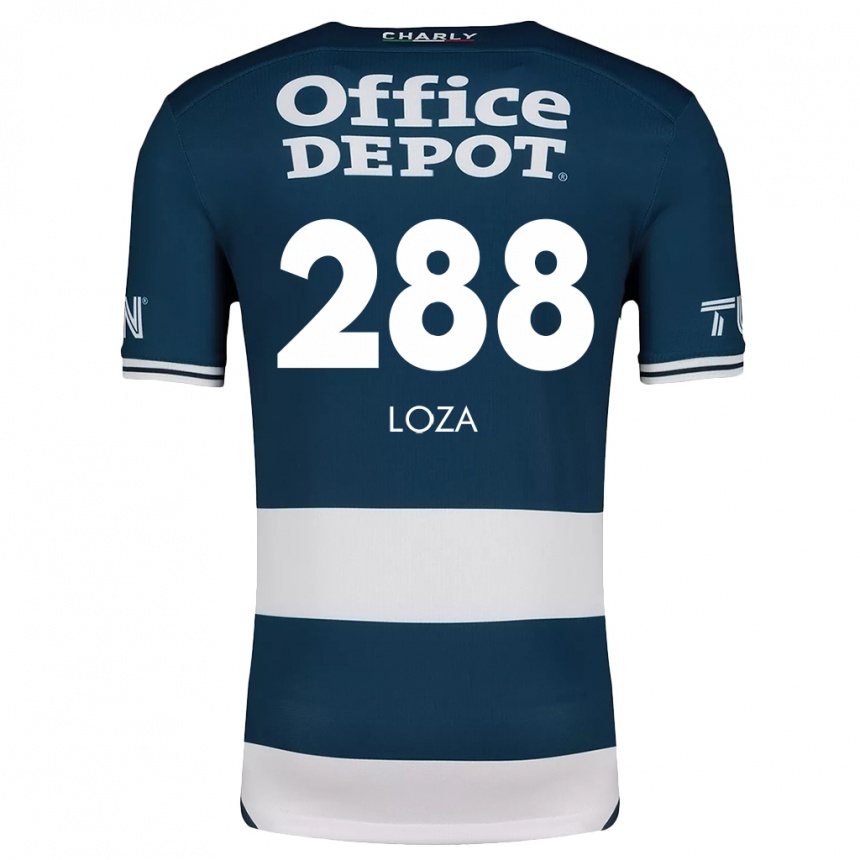 Niño Fútbol Camiseta Santino Loza #288 Azul Blanco 1ª Equipación 2024/25 Argentina