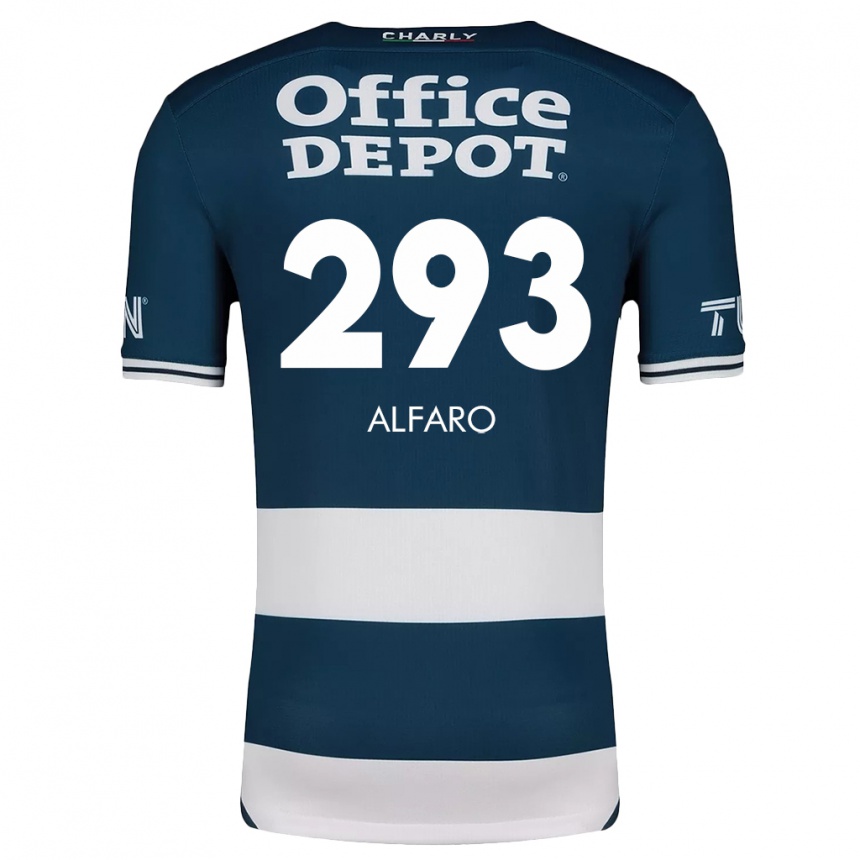 Niño Fútbol Camiseta Cristóbal Alfaro #293 Azul Blanco 1ª Equipación 2024/25 Argentina