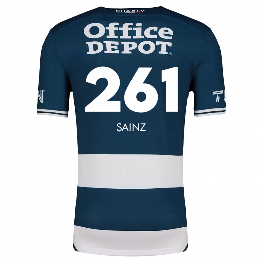 Niño Fútbol Camiseta Diego Sáinz #261 Azul Blanco 1ª Equipación 2024/25 Argentina