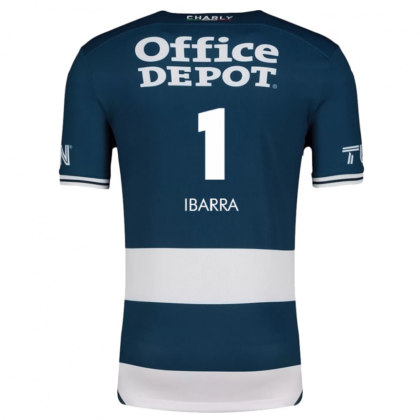 Niño Fútbol Camiseta Fabiola Ibarra #1 Azul Blanco 1ª Equipación 2024/25 Argentina