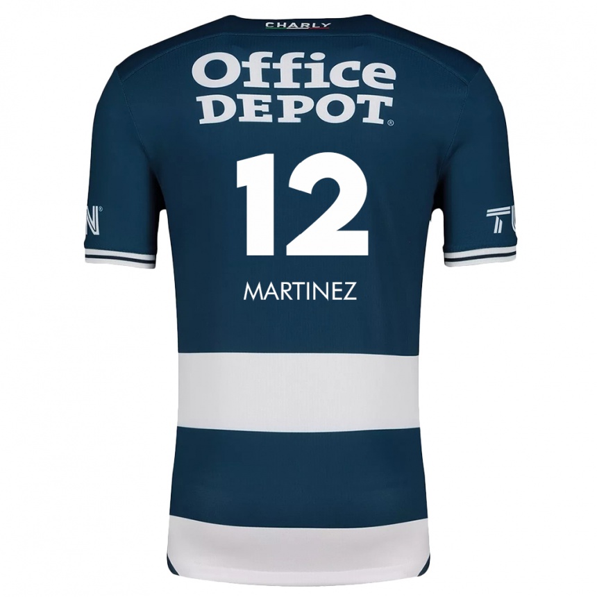 Niño Fútbol Camiseta Sofía Martínez #12 Azul Blanco 1ª Equipación 2024/25 Argentina