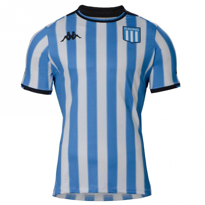 Niño Fútbol Camiseta Baltasar Rodríguez #22 Azul Blanco Negro 1ª Equipación 2024/25 Argentina