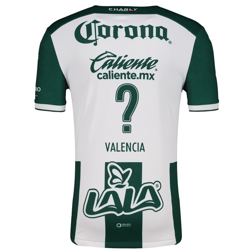 Niño Fútbol Camiseta Álex Valencia #0 Verde Blanco 1ª Equipación 2024/25 Argentina