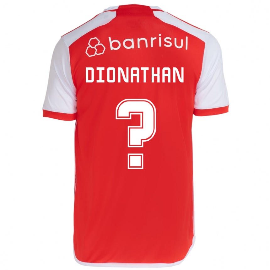 Niño Fútbol Camiseta Dionathan #0 Rojo Blanco 1ª Equipación 2024/25 Argentina