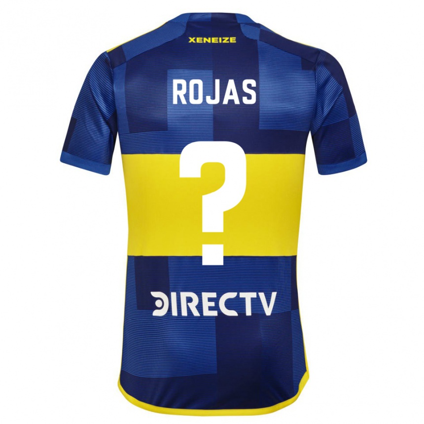 Niño Fútbol Camiseta Ignacio Rojas #0 Azul Amarillo 1ª Equipación 2024/25 Argentina