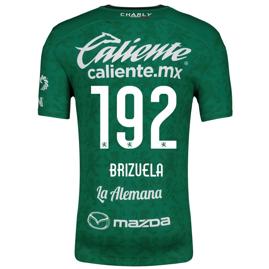 Niño Fútbol Camiseta Juan Brizuela #192 Verde Blanco 1ª Equipación 2024/25 Argentina