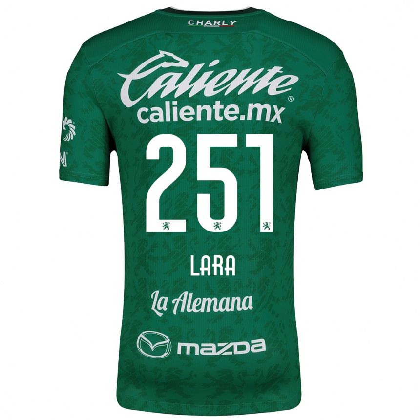 Niño Fútbol Camiseta Tristán Lara #251 Verde Blanco 1ª Equipación 2024/25 Argentina