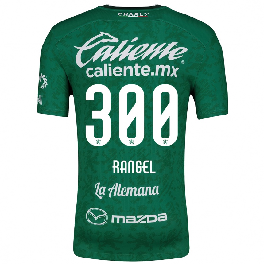 Niño Fútbol Camiseta Luis Rangel #300 Verde Blanco 1ª Equipación 2024/25 Argentina