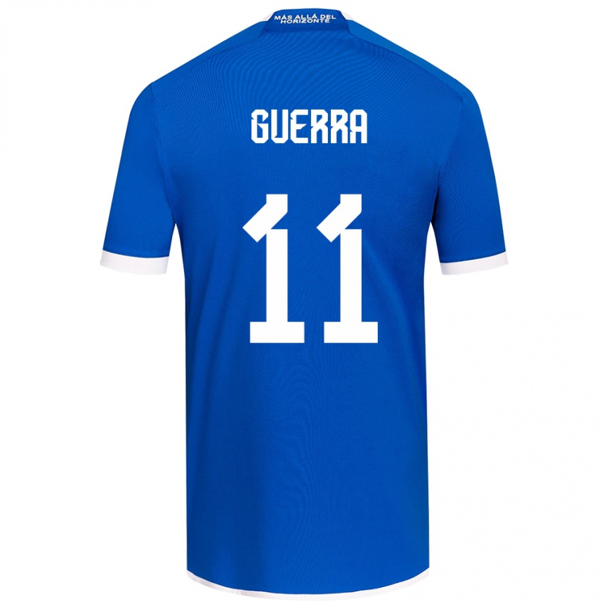 Niño Fútbol Camiseta Nicolás Guerra #11 Azul Blanco 1ª Equipación 2024/25 Argentina